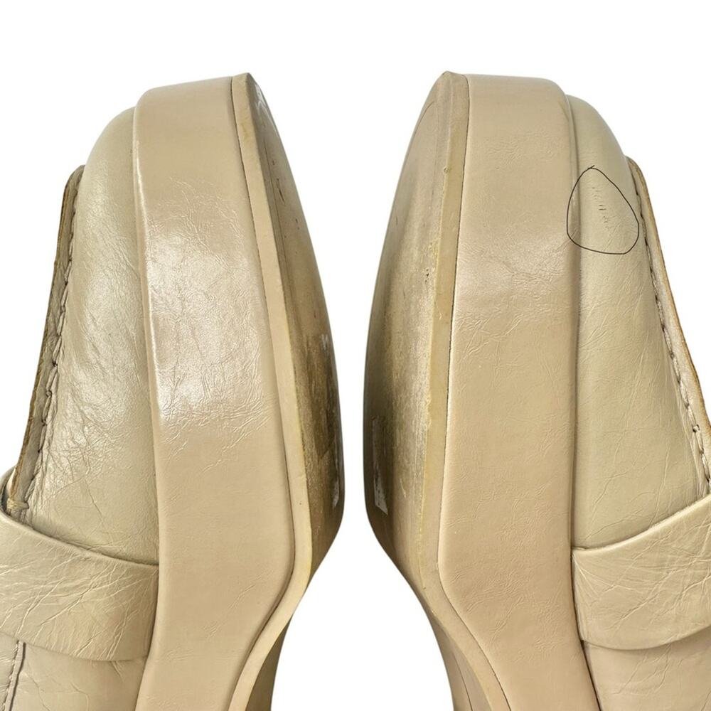 Dolce Vita Crinkle Patent leather yonder block heel loafers in sesame sz 7.5 - Picture 13 of 13